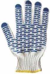 Перчатки х/б с покрытием ПВХ, 5 нитей (09-0201) (REXANT)