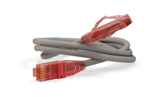 Патч-корд PC-LPM-UTP-RJ45-RJ45-C5e-3M-LSZH-GY (Hyperline)