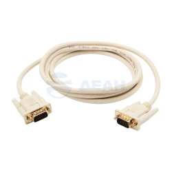 Шнур VGA - VGA с ферритами, 1,8м, серый, Gold (17-5503-4)  (REXANT)